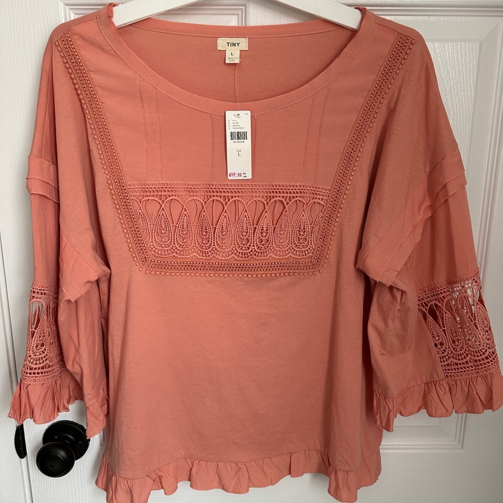 Tiny from Anthropology, appliquéd top, L